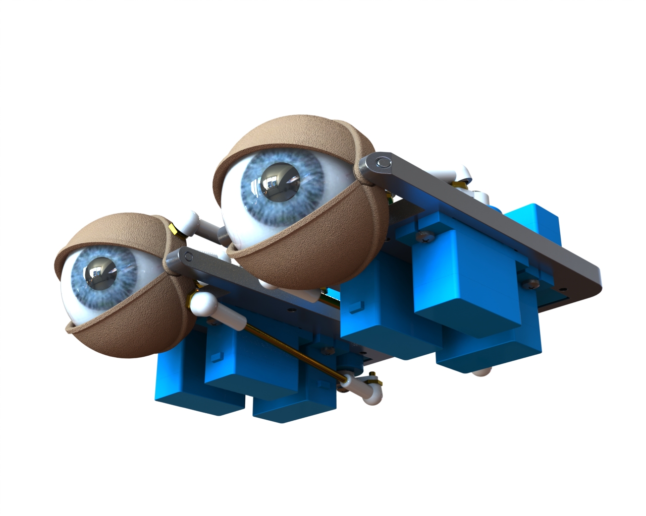 机器人眼睛气动控制装置